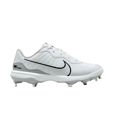 Nike Alpha Huarache Varsity 4 Low Metal White / Silver Dj6516-100 Men's In Neutral