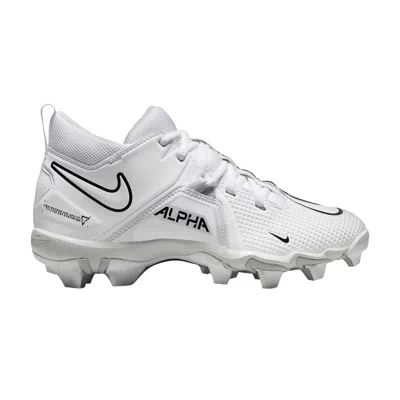 Pre-owned Nike Alpha Menace 3 Shark Gs 'white Black' | Kid's Size 3