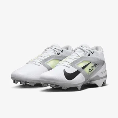 Nike Alpha Menace 4 Pro Fd7037-100 Boot Mens White Sliver Football Cleats Uwu840