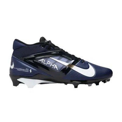 Pre-owned Nike Alpha Menace 4 Pro 'midnight Navy White' In Blue