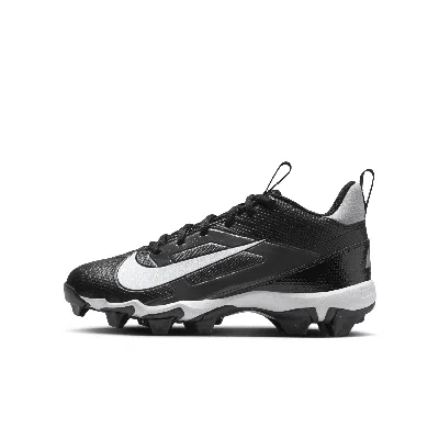 Nike Alpha Menace 4 Shark Big Kids' Football Cleats In Grey/black/silver