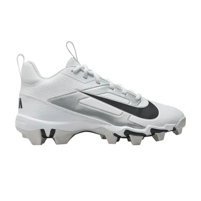 Pre-owned Nike Alpha Menace 4 Shark Gs 'white Metallic Silver' | Kid's Size 11