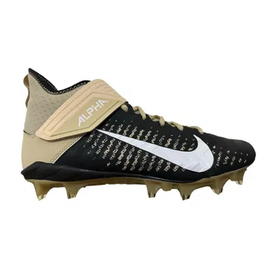 Pre-owned Nike Alpha Menace Pro 2 Mid 'black Gold' In Blue