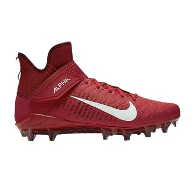 Pre-owned Nike Alpha Menace Pro 2 Mid 'university Red' | Men's Size 12.5