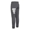 Nike Alphabet Fleece Lined Stay Warm Knit Sports Pants Gray