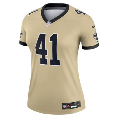Nike Alvin Kamara New Orleans Saints  Women's Dri-fit Nfl Legend Jersey In Yellow