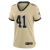 Nike Alvin Kamara New Orleans Saints Womenâs  Women's Nfl Game Jersey In Gold