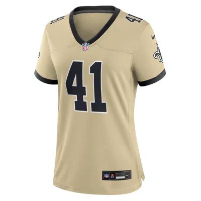 Nike Alvin Kamara New Orleans Saints Womenâs  Women's Nfl Game Jersey In Gold