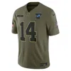 Nike Amon-ra St. Brown Detroit Lions Salute To Service  Men's Dri-fit Nfl Limited Jersey