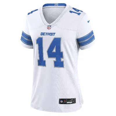 Nike Amon-ra St. Brown Detroit Lions  Women's Nfl Game Football Jersey In White