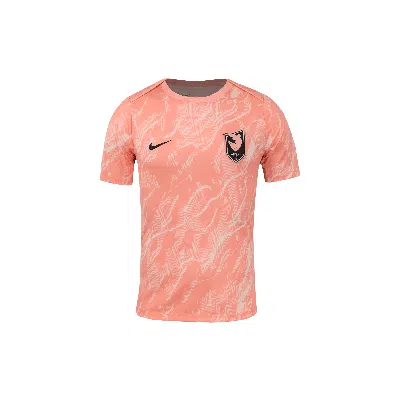 Nike Angel City Fc 2025  Men's Nwsl Short-sleeve Pre-match Top In Pink