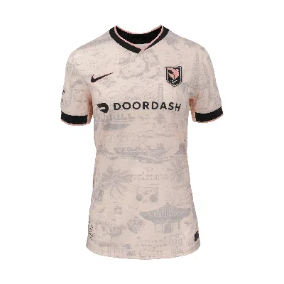 Nike Angel City Fc 2025 Stadium Away  Women's Dri-fit Nwsl Replica Jersey In Pink