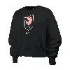 Nike Angel City Fc Phoenix Fleece  Women's Nwsl Crew-neck Sweatshirt In Black