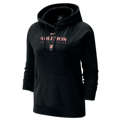 Nike Angel City Fc Phoenix Fleece  Women's Oversized Hoodie In Black