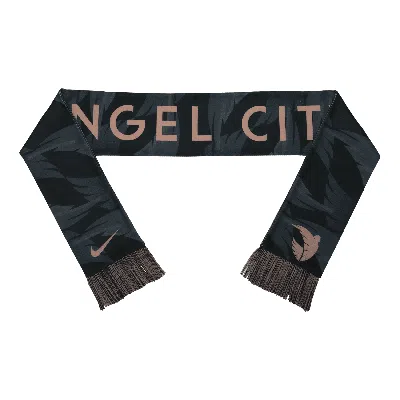 Nike Angel City Fc  Unisex Nwsl Scarf In Black