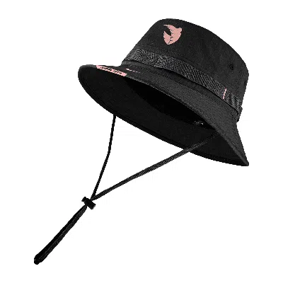 Nike Angel City Fc  Unisex Nwsl Sideline Boonie Bucket Hat In Black