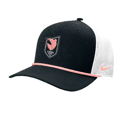 Nike Angel City Fc  Unisex Nwsl Trucker Cap In Black