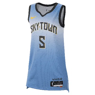 Nike Angel Reese Chicago Sky 2024 Rebel Edition  Women's Dri-fit Wnba Victory Jersey In Blue