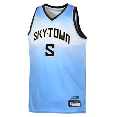 Nike Angel Reese Chicago Sky Rebel Edition Big Kids'  Wnba Swingman Jersey In Blue