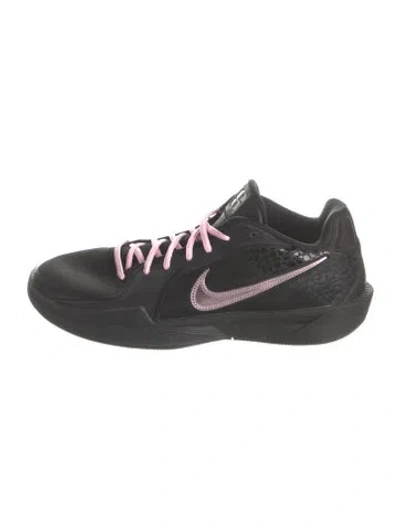 Pre-owned Nike Animal Print Athletic Sneakers In Black/white