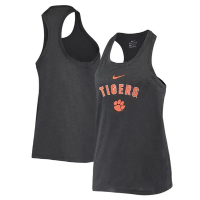 Nike Anthracite Clemson Tigers Arch & Logo Classic Performance Tank Top
