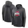 Nike Anthracite Ohio State Buckeyes Primetime Evergreen Club Fleece Pullover Hoodie