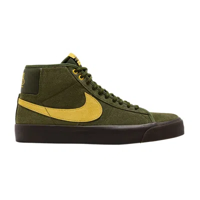 Pre-owned Nike Antihero X Zoom Blazer Mid Qs Sb 'rough Green'