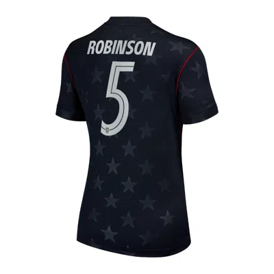 Nike Antonee Robinson Usmnt 2026 Stadium Away  Women's Dri-fit Soccer Jersey In Blue