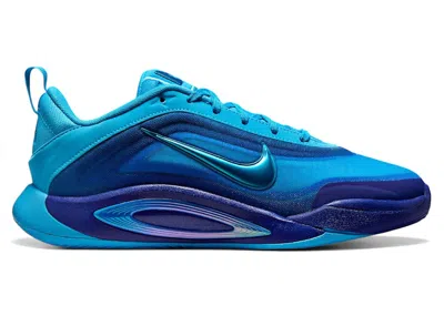 Pre-owned Nike A'one Indigo Girl Sneakers In Blue Fury/racer Blue/photo Blue
