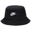 Nike Unisex Apex Futura Washed Bucket Hat In Black/white