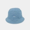 Nike Apex Denim Bucket Hat In Aegean Storm/thunder Blue/white