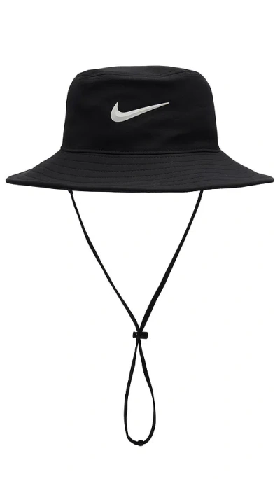 Nike Apex Dri-fit Bucket Hat In Black  Anthracite  & Light Smoke Grey