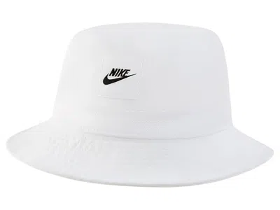 Nike Apex Futura Bucket Hat (little Kid/big Kid) Traditional Hats White/white: One Size