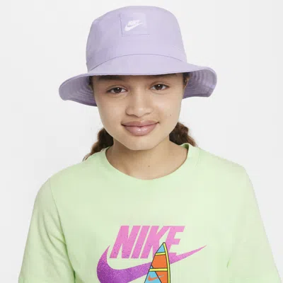 Nike Apex Kids' Futura Bucket Hat In Purple