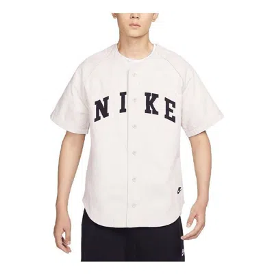 Nike Apricot Button Baseball Shirt 'white'