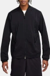 Nike A.p.s. Repel Packable Bomber Jacket In Black/anthracite