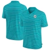 NIKE NIKE AQUA MIAMI DOLPHINS 2022 SIDELINE LOCK UP VICTORY PERFORMANCE POLO