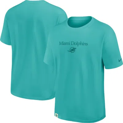 Nike Aqua Miami Dolphins Glory Max90 T-shirt In Blue