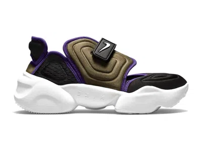 Pre-owned Nike Aqua Rift (women's) Sneakers In Black/court Purple/medium Olive