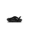Nike Aqua Swoosh Baby/toddler Sandals In Black