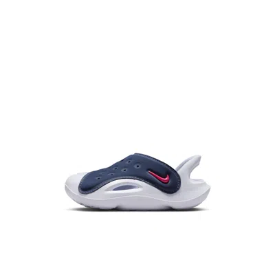Nike Aqua Swoosh Baby/toddler Sandals In Blue