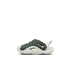 Nike Aqua Swoosh Baby/toddler Sandals In Vintage Green/barely Volt/sail