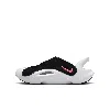 Nike Aqua Swoosh Big Kids' Sandals In Black