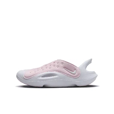 Nike Babies' Aqua Swoosh Big Kids' Sandals In Pink