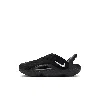 Nike Aqua Swoosh Big Kids' Sandals In Black