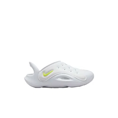 Pre-owned Nike Aqua Swoosh Sandal Td 'white Volt' | Infant Size 2