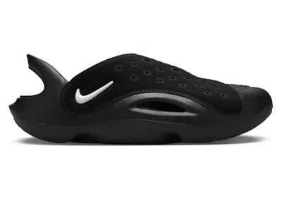 Pre-owned Nike Aqua Swoosh Sneakers In Black/anthracite/white