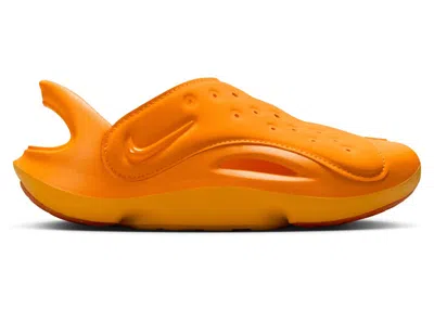 Pre-owned Nike Aqua Swoosh Sneakers In Orange Peel/picante Red