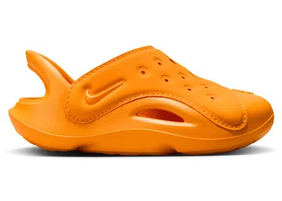 Pre-owned Nike Aqua Swoosh Sneakers In Orange Peel/picante Red