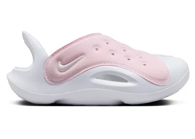 Pre-owned Nike Aqua Swoosh Sneakers In Pink Foam/white